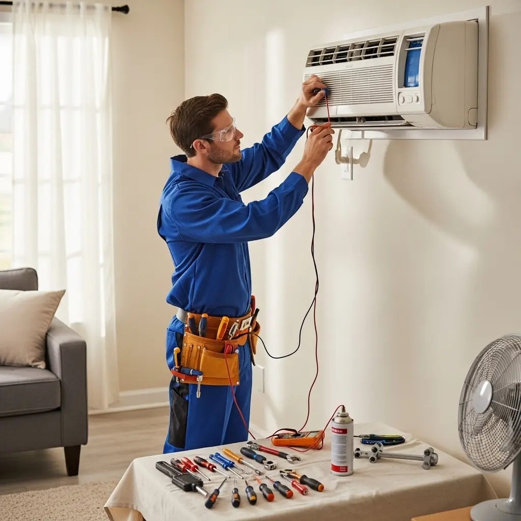Pursaklar İndesit İndesit klima gaz dolumu ve bakım – Enerji verimliliği artırıldı. - Teknik servis örneği
